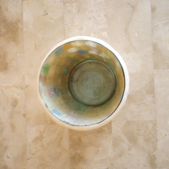 Small Candle Holder Cream & Pastels - Picture 5 of 6